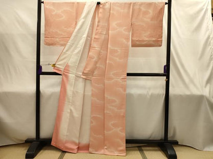平和屋着物■上質な小紋　雲霞文　暈し染め　正絹　逸品　AABJ1997sx