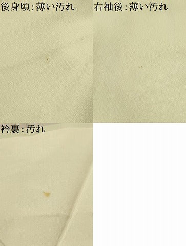 平和屋着物■訪問着　刺繍　草花文　暈し染め　金彩　正絹　逸品　AABJ2009sx