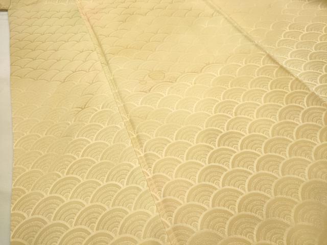 平和屋着物■上質な小紋　青海波　暈し染め　ますいわ屋扱い　正絹　逸品　AABJ2013sx