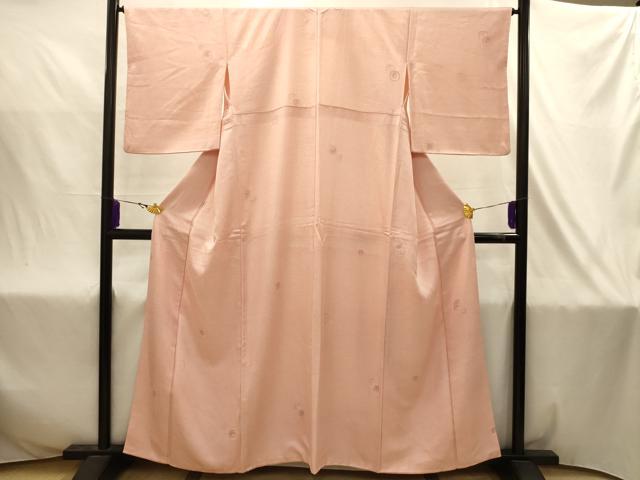 平和屋着物■上質な小紋　色紙重ね花文　正絹　逸品　AABJ2014sx