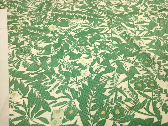 平和屋着物■上質な小紋　草花文　金彩　正絹　逸品　AABJ2016sx