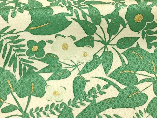 平和屋着物■上質な小紋　草花文　金彩　正絹　逸品　AABJ2016sx