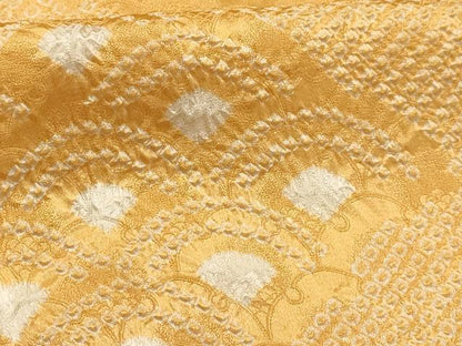 平和屋着物■色留訪問着　絞り　青海波　正絹　逸品　AABJ2019sx