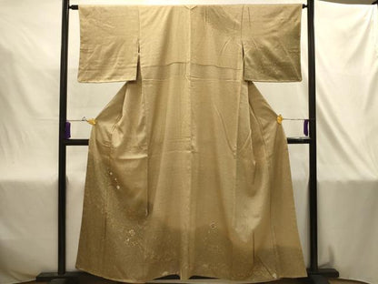 平和屋着物■訪問着　駒刺繍　宝尽くし　暈し染め　金銀彩　正絹　逸品　AABJ2027sx