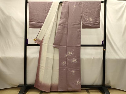 平和屋着物■訪問着　紫陽花　正絹　逸品　AABJ2038sx