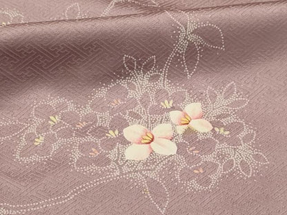 平和屋着物■訪問着　紫陽花　正絹　逸品　AABJ2038sx