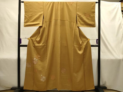 平和屋着物■訪問着　刺繍　流水雪輪花文　金彩　金銀糸　正絹　逸品　AABJ2043sx