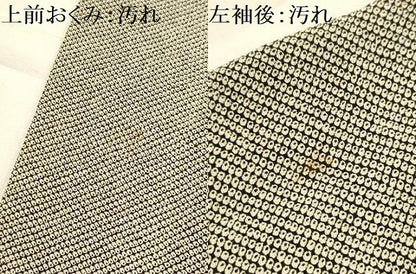 平和屋着物■上質な小紋　鹿の子文様　正絹　逸品　AABJ2045sx
