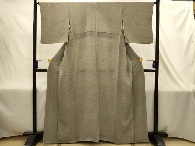 平和屋着物■上質な小紋　鹿の子文様　正絹　逸品　AABJ2045sx