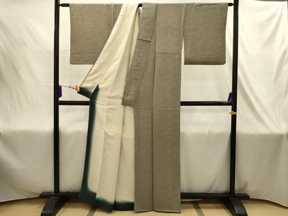 平和屋着物■上質な小紋　鹿の子文様　正絹　逸品　AABJ2045sx