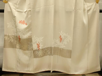 平和屋着物■訪問着　南天文　金彩　正絹　逸品　AABJ2051sx
