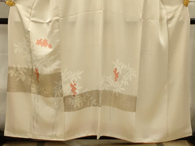 平和屋着物■訪問着　南天文　金彩　正絹　逸品　AABJ2051sx