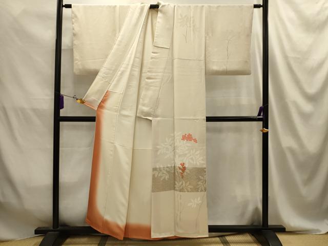 平和屋着物■訪問着　南天文　金彩　正絹　逸品　AABJ2051sx