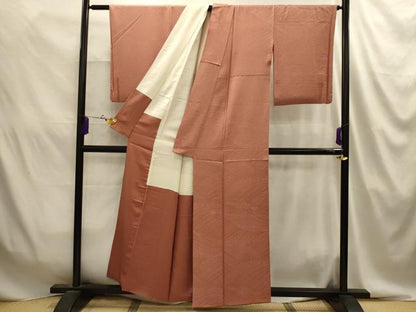 平和屋着物■江戸小紋　立波地紋　正絹　逸品　AABJ2064sx