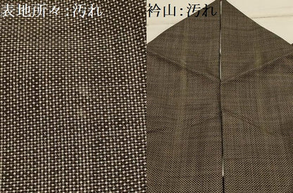 平和屋着物■本場大島紬　7マルキ　間道　正絹　逸品　AABJ2066sx