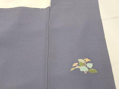 平和屋着物■友禅作家　北川聖水　訪問着　花鳥文　正絹　逸品　AABJ2069sx