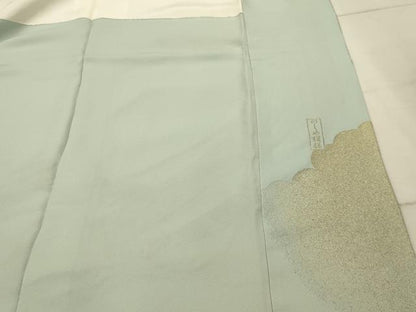 平和屋着物■豪華色留袖　熨斗目模様　金糸　正絹　逸品　AABJ2072sx