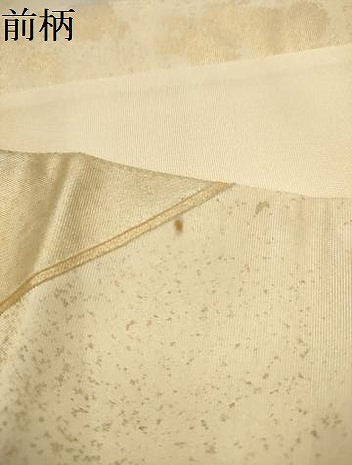 平和屋着物●太鼓柄袋帯　中国三大刺繍　スワトウ刺繍　汕頭刺繍　正倉院更紗花文　引箔　正絹　逸品　AABJ2138sx