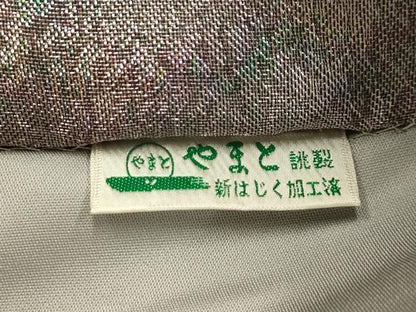 平和屋着物●六通柄袋帯　唐織　葵文辻が花　金糸　やまと誂製　正絹　逸品　AABJ2163sx