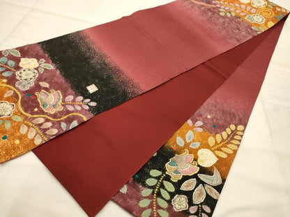 平和屋着物●太鼓柄袋帯　作家物　辻が花　絞り　正絹　逸品　AABJ2181sx