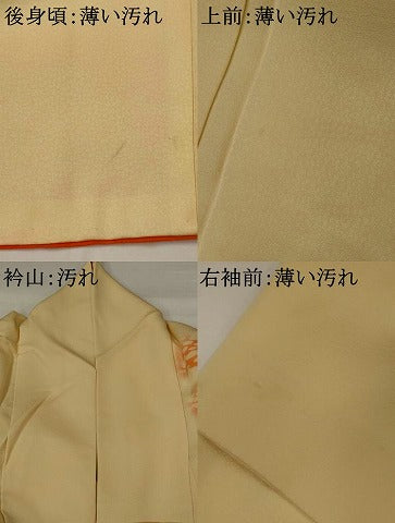 平和屋着物■訪問着　草花文　暈し染め　正絹　逸品　AABJ2201st