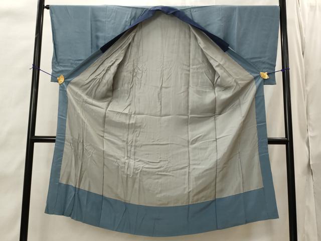 平和屋着物■男性　長襦袢　袷　京都百景　金彩　正絹　逸品　AABJ2204st