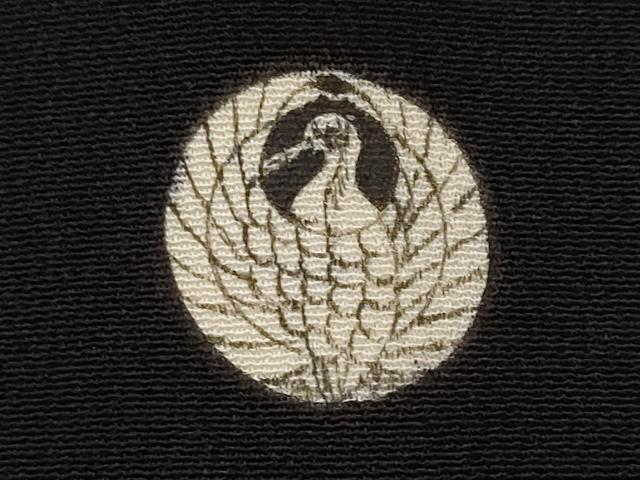平和屋着物■豪華黒留袖　駒刺繍　御所車花松文　正絹　逸品　AABJ2212st