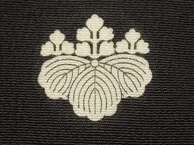 平和屋着物■豪華黒留袖　駒刺繍　花唐草文　金彩　正絹　逸品　AABJ2218st
