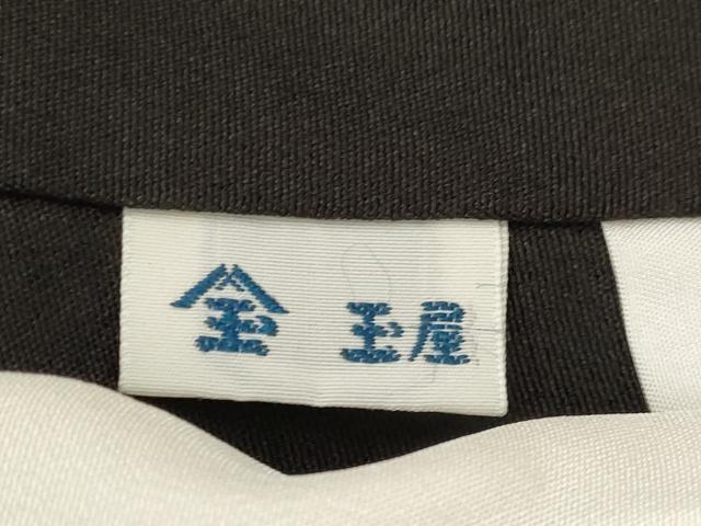 平和屋着物■豪華黒留袖　駒刺繍　扇面花松文　金彩　正絹　逸品　AABJ2224st