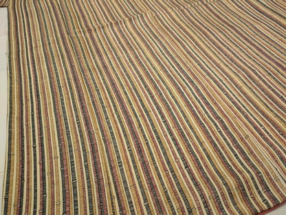 平和屋着物■上質な小紋　竹縞　正絹　逸品　AABJ2226st