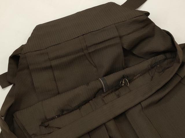 平和屋着物●男性　行灯袴　縞　正絹　逸品　AABJ2241st