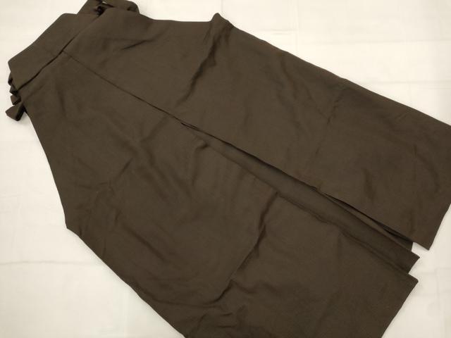 平和屋着物●男性　行灯袴　縞　正絹　逸品　AABJ2241st