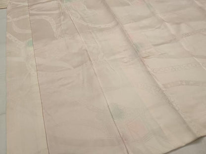 平和屋着物■長襦袢　袷　御所車地紋　暈し染め　正絹　逸品　AABJ2312st