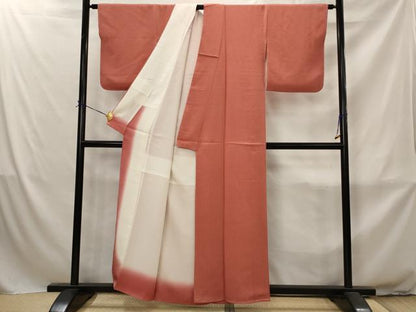 平和屋着物■江戸小紋　作家物　鮫小紋柄　鬼しぼ縮緬　正絹　逸品　未使用　AABJ2342st