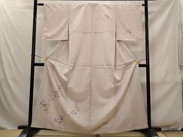 平和屋着物■訪問着　刺繍　流水花文　洗える着物　AABJ2346st