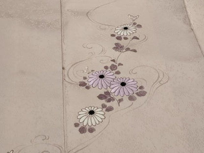 平和屋着物■訪問着　刺繍　流水花文　洗える着物　AABJ2346st