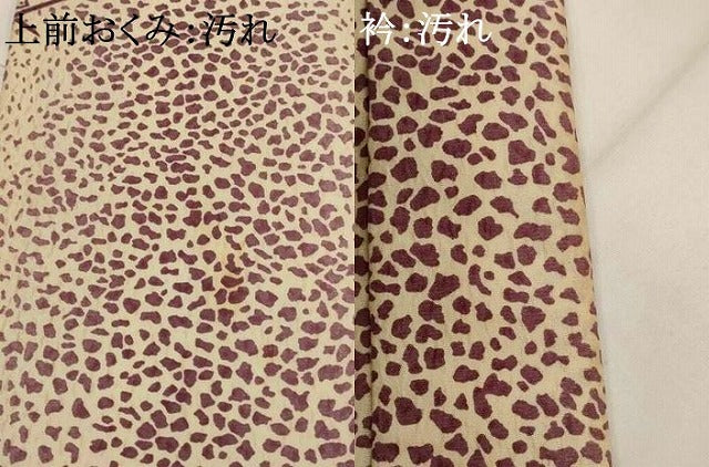 平和屋着物■小紋　飛鳥文　千鳥　胴抜き仕立て　洗える着物　AABJ2349st