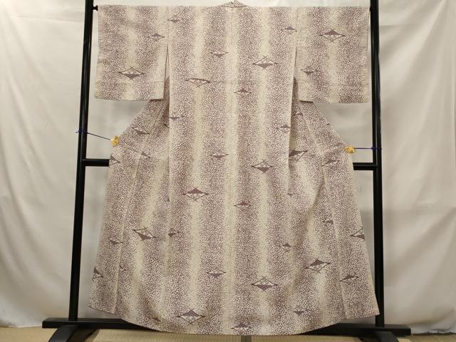 平和屋着物■小紋　飛鳥文　千鳥　胴抜き仕立て　洗える着物　AABJ2349st