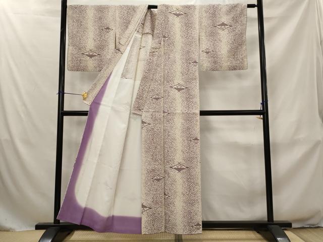 平和屋着物■小紋　飛鳥文　千鳥　胴抜き仕立て　洗える着物　AABJ2349st