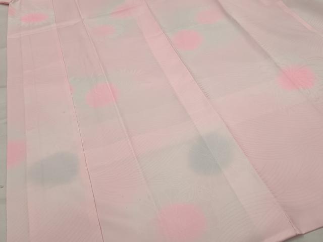 平和屋着物■長襦袢　無双仕立て　流水花地紋　暈し染め　洗える着物　AABJ2350st