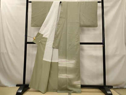 平和屋着物■訪問着　霞文　暈し染め　洗える着物　AABJ2352st
