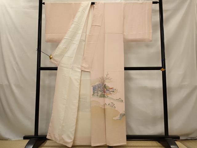平和屋着物■豪華色留袖　寿光織　女人花文　金糸　正絹　逸品　AABJ2359st