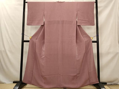 平和屋着物■江戸小紋　草木染　正之助作　鮫小紋柄　正絹　逸品　AABJ2362st