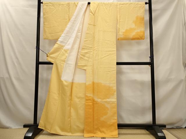 平和屋着物■訪問着　梅地紋　暈し染め　正絹　逸品　AABJ2364st