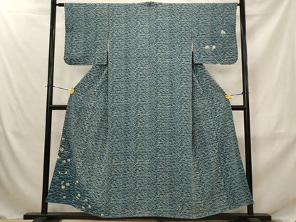 平和屋着物■訪問着　松葉　正絹　逸品　AABJ2391st