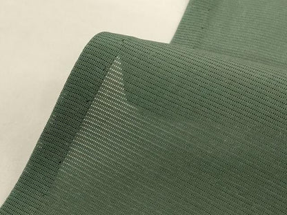 平和屋着物＊夏物　色無地　絽　老竹色　正絹　逸品　AABJ2402jd