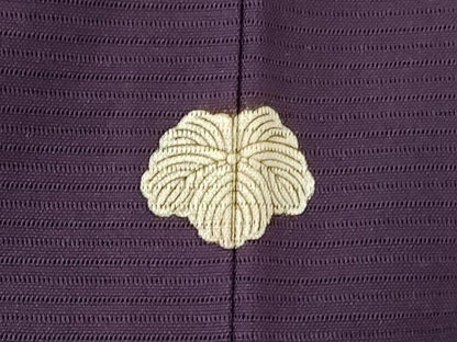 平和屋着物＊夏物　色無地　絽　似せ紫色　正絹　逸品　AABJ2406jd