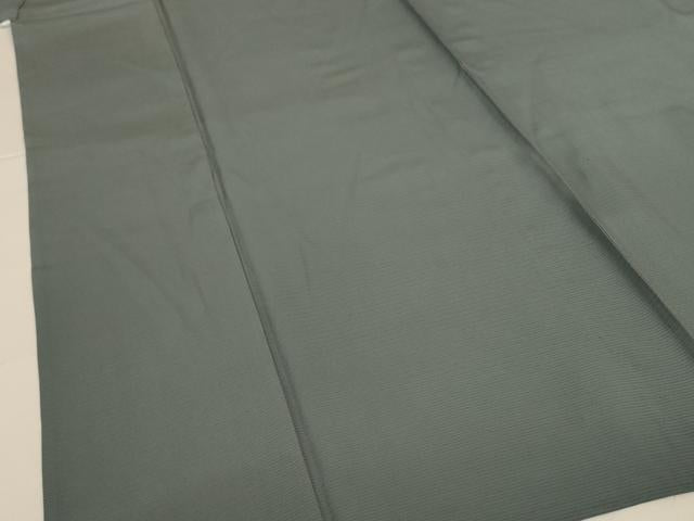 平和屋着物＊夏物　色無地　絽　深川鼠色　正絹　逸品　AABJ2407jd
