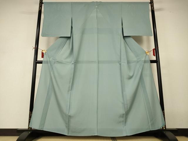 平和屋着物＊夏物　色無地　絽　深紫色　正絹　逸品　AABJ2409jd