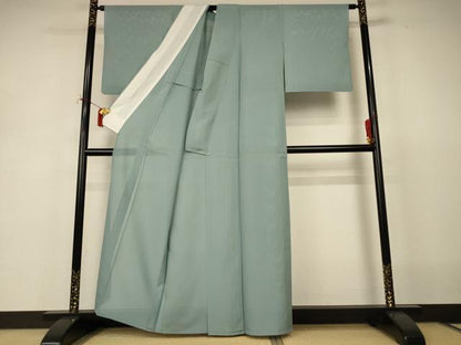 平和屋着物＊夏物　色無地　絽　深紫色　正絹　逸品　AABJ2409jd
